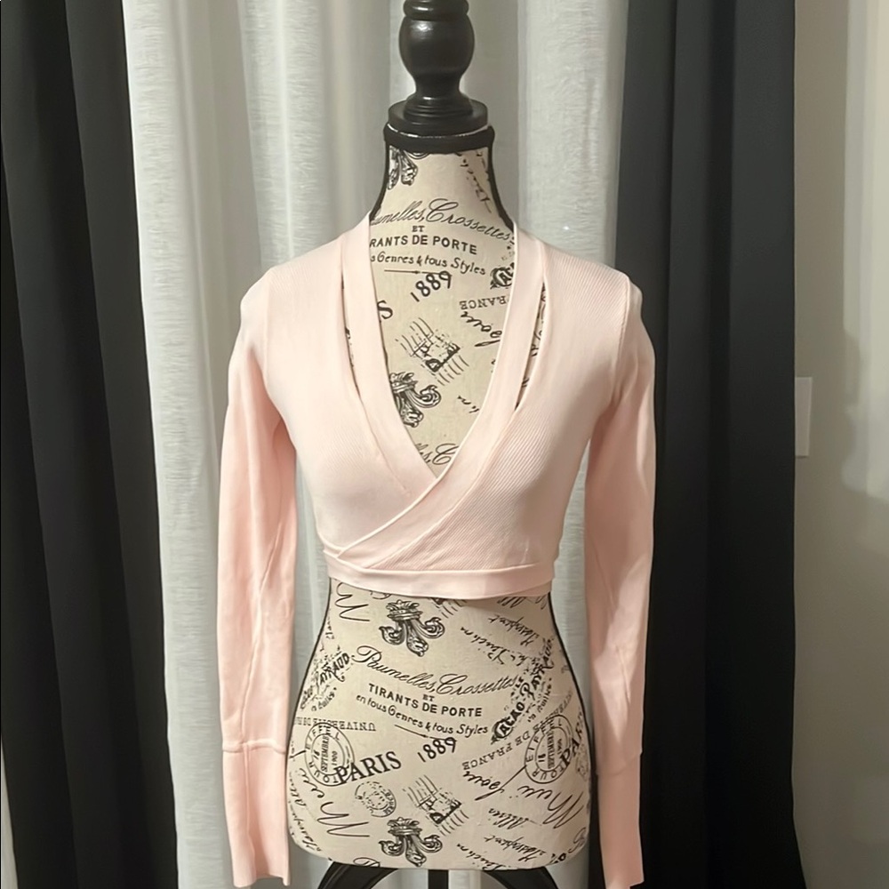 Nike Pink Wrap Yoga/Dance Top